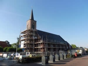 Bouw in Hoek. Foto zaterdagmorgen 24 september 2016 genomen in de milde najaarszon.