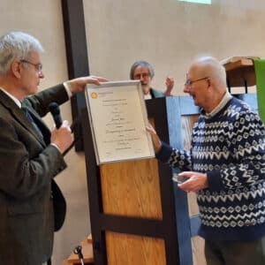 Bijzonder jubileum: Rinus Jobse 70 jaar organist in Oostkapelle