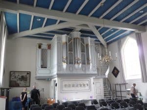 Interieur Hervormde kerk Sint Laurens