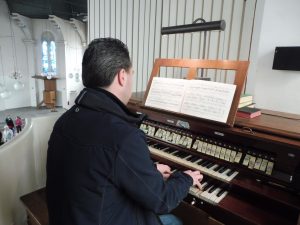 Tim Bouwsma 25 jaar organist